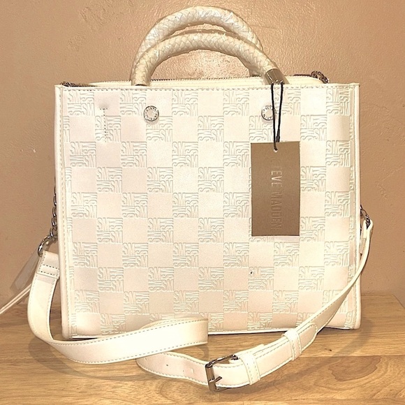 Steve Madden Handbags - NWTS Steve Madden White BJEANNE Satchel